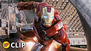 Chitauri Invasion Scene | The Avengers (2012) Movie Clip HD 4K