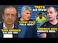 Treta clber machado d1scute com mano sobre endrick na seleo brasileira