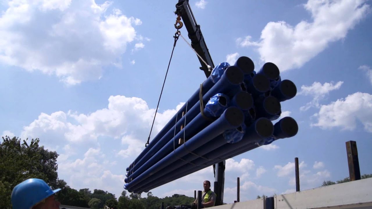 BLUTOP ductile iron pipes delivery SaintGobain PAM YouTube