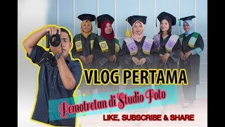VLOG PERTAMA - Pemotretan Wisuda di Studio Foto Bens Production