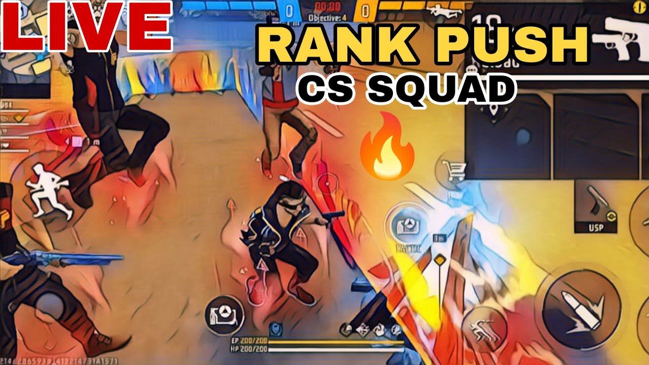 Garena free fire - CS Ranked Gameplay | free fire clash squad | Must ...