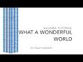What A Wonderful World - Louis Armstrong (Kalimba Tutorial) [Download Sheet/Tabs]