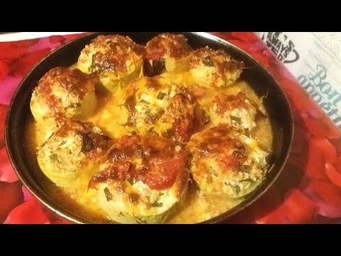 КАБАЧКИ ФАРШИРОВАННЫЕ ВИДЕО РЕЦЕПТ КРУЧЕ РЕСТОРАННЫХ! STUFFED WOODS VIDEO RECIPE BOOST RESTAURANT!