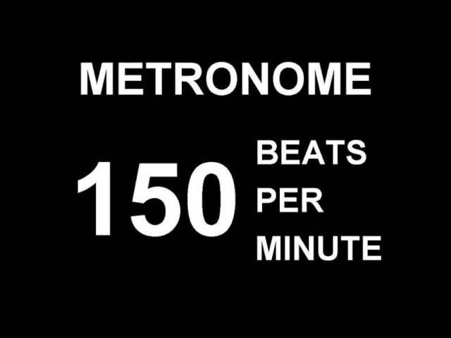 metronome 150 bpm