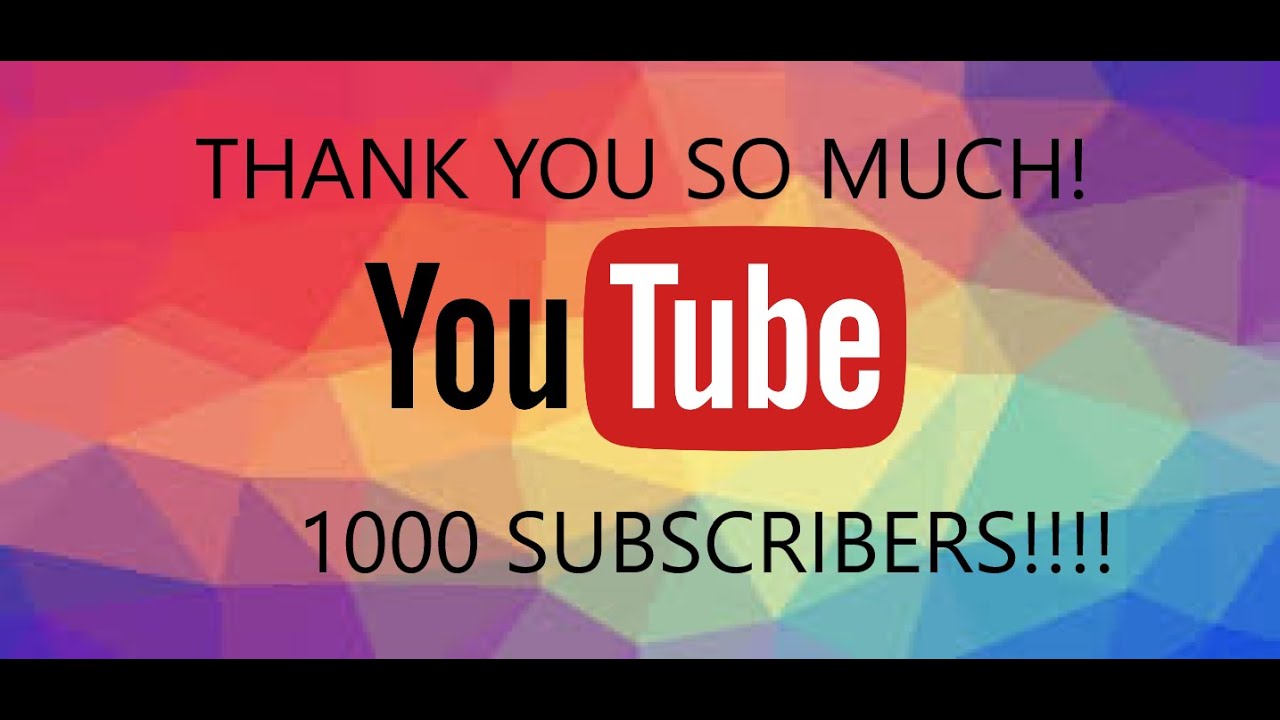 1000 Subscribers Special thank you so much all - YouTube