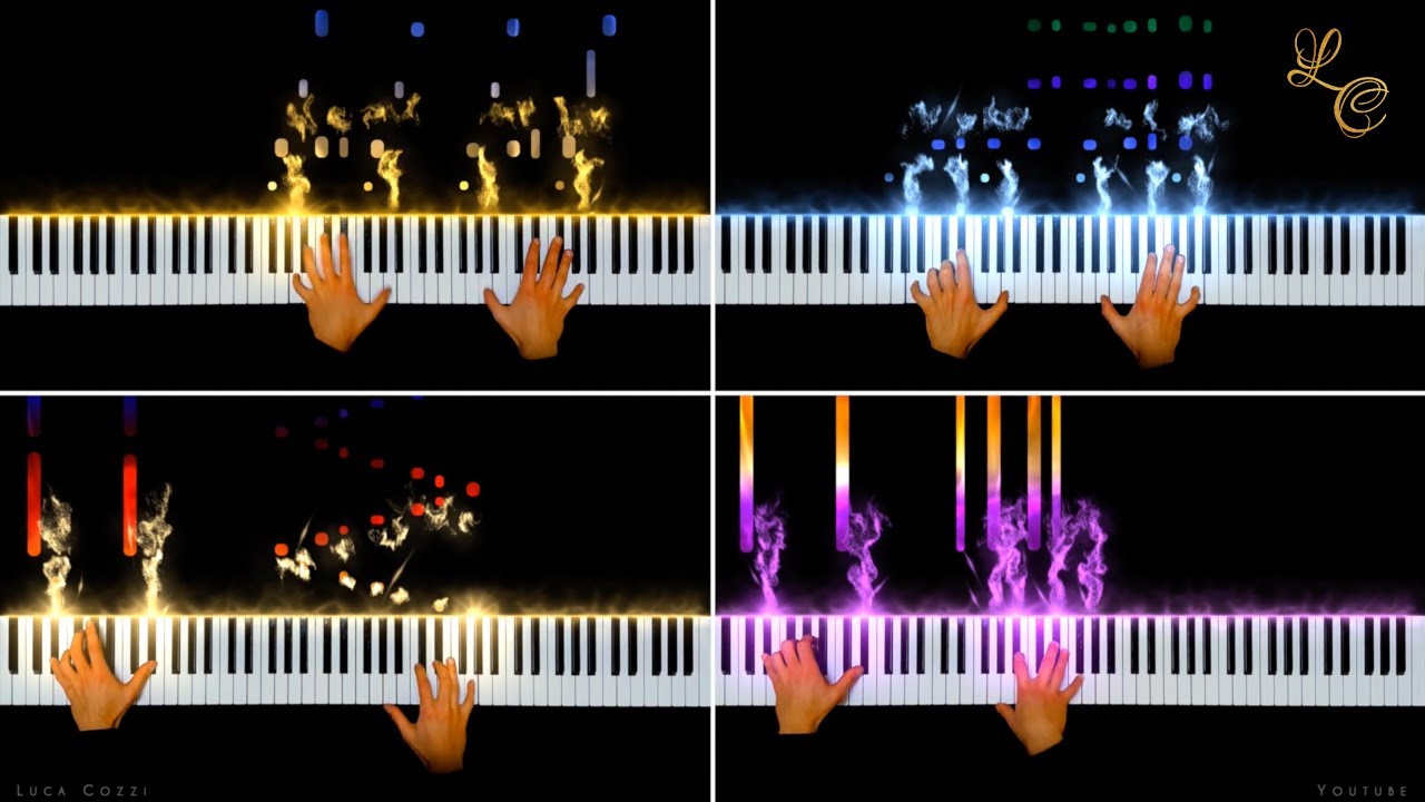 The Haunting of Bly Manor - Main Theme FOUR PIANOS Cover | Luca Cozzi