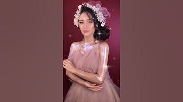 Cô dâu đãi tiệc với kiểu tóc bới lệch vai | SevenLee Makeup & Hairstylist |
