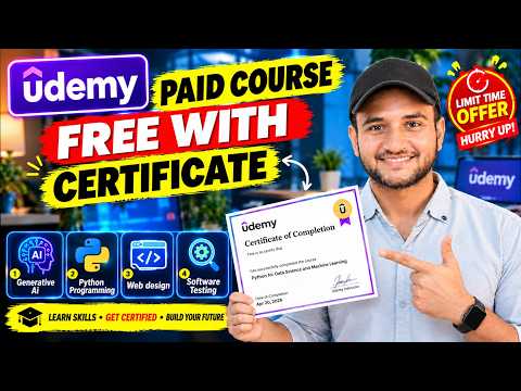 TOP 💰 FREE Udemy Courses with Certificate 2026 🔥 | October 2026 Learn Online Skill Free Udemy Coupon