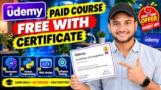 TOP 💰 FREE Udemy Courses with Certificate 2026 🔥 | October 2026 Learn Online Skill Free Udemy Coupon