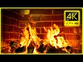 🔥 Extremely Beautiful Christmas Fireplace 4K UHD &amp; Fire Crackling Sounds with Burning Logs 10 Hours🔥