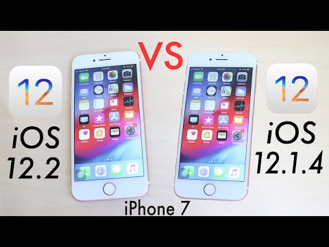 iPHONE 7: iOS 12.2 Vs iOS 12.1.4! (Speed Comparison). 