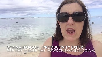 Donna Hanson I Productivity and Technology Speaker I Take Time to Make Time