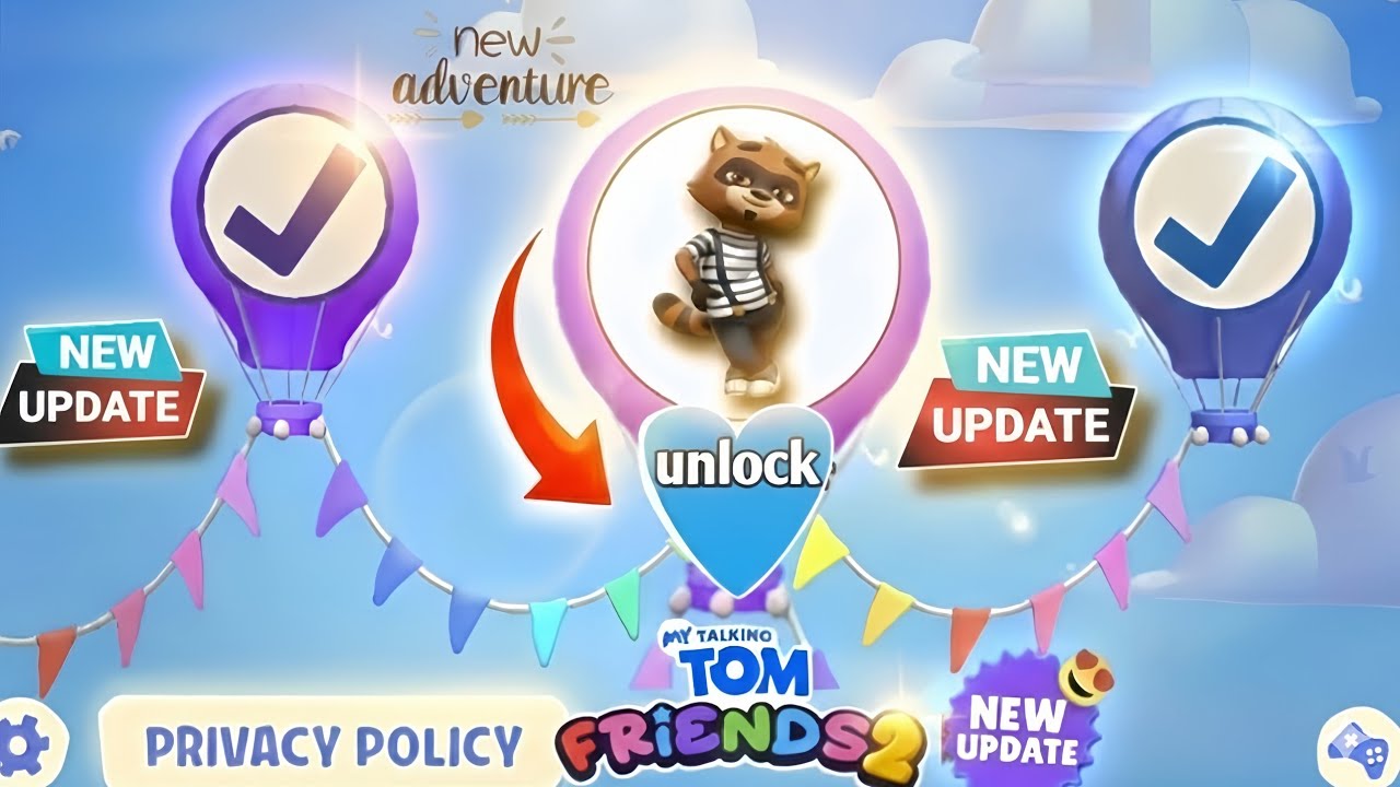 NEW UPDATE! 😱 Raccoon Character FINALLY UNLOCKED in My Talking Tom Friends 2!