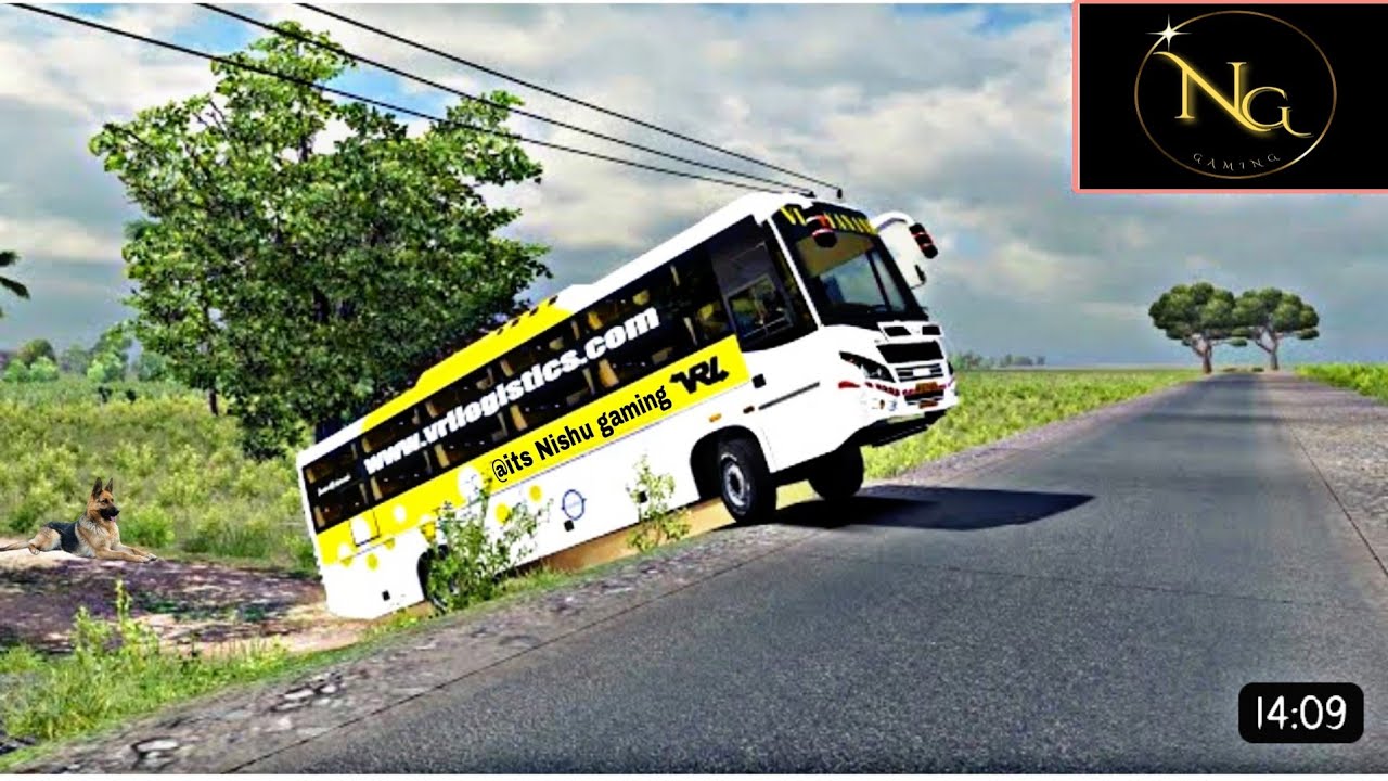 Bus simulator Gameplay/ Indonesia bus gaming/ Bus ka game Haryana