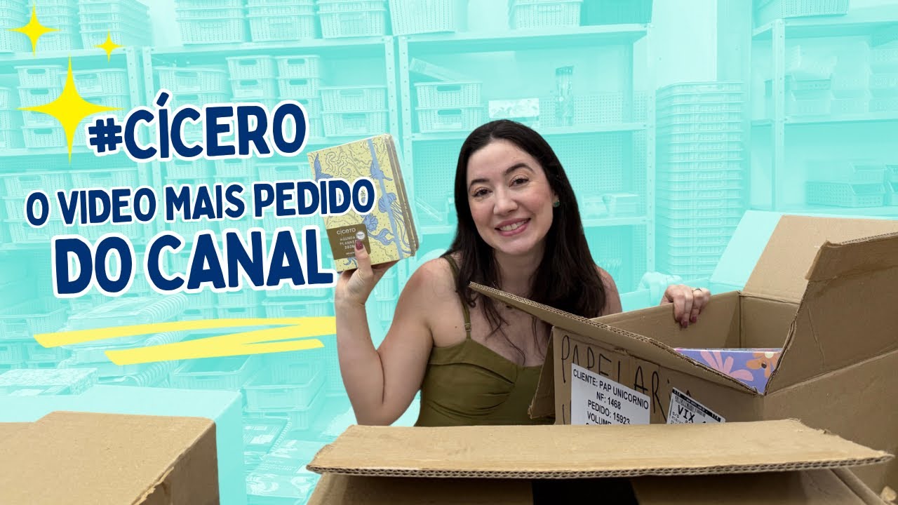 Agendas & Planners Cícero 2026 ✨ Coleção Completa + Review Detalhado | Papelaria Unicórnio