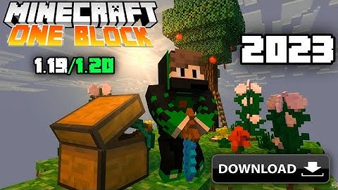 Minecraft One Block Download [1.19/ 1.20] 100% Working! | Minecarft One Block Survival
