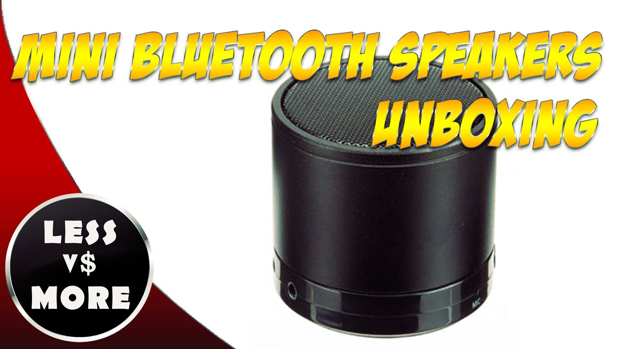 Unboxing Great Mini Bluetooth Speaker ♫ Music In Your Hand