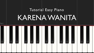 Karena Wanita (Ingin Dimengerti) - Ada Band | Easy Piano Tutorial