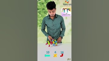 Build a 3D elephant  Shape with Pipe Building Blocks Step-by-Step Brainy Kids Tutorial (No#11)