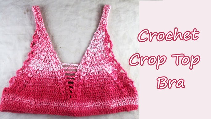 How to Crochet Woolen Summer Bras/Bikini/Crop Top  Crochet Summer  Bikini/Crop Top For Beginners 