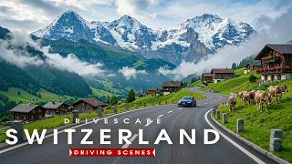 Driving Through Switzerland's Most Beautiful Alpine Roads | 4K HDR Scenic Drive