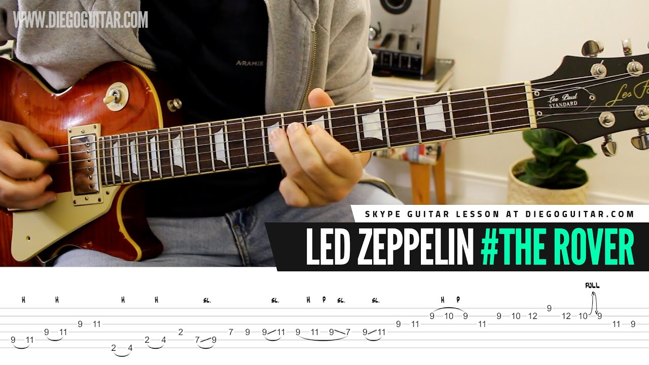 Led Zeppelin The Rover Guitar | Tutorial YouTube