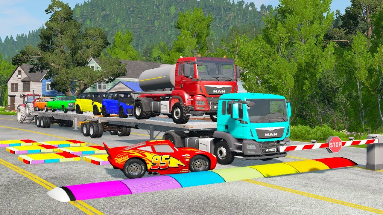 金曜コーヒー: Positive Mood | Chill Café Jazz & Soft Bossa Nova Piano with Calm BeamNG Drive – 作業用カフェBGM