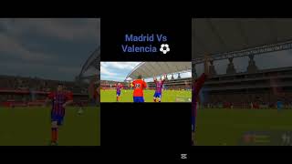 Real Madrid Vs Valencia/ Spanish League B/ Round 1😭 #sports #football #soccer #fifa #pes #realmadrid