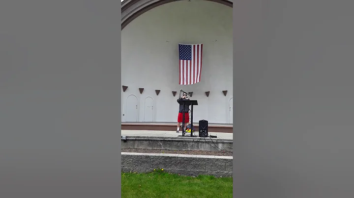 Frank Reda Plays National Anthem On Trumpet