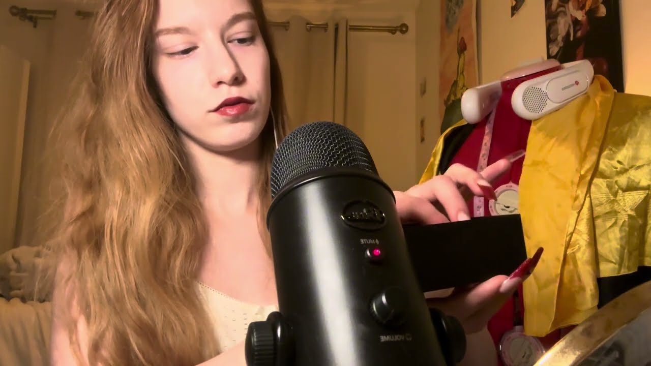 ASMR ~ ☁️☁️No talking triggers spooly mouth sounds and tapping to help you sleep 🤫🤐😴😴☁️☁️