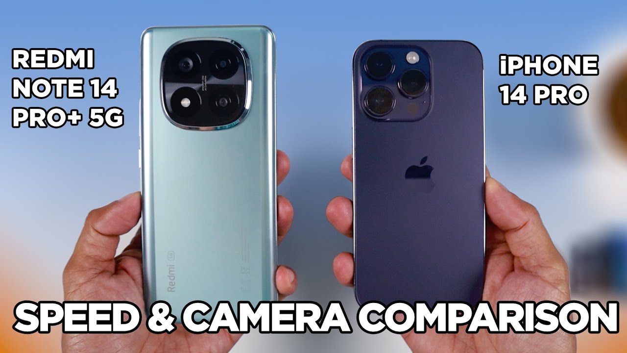 Redmi Note 14 Pro+ 5G vs iPhone 14 Pro SPEED TEST & CAMERA Comparison | Zeibiz