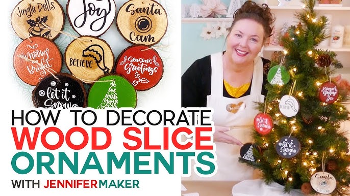 How To Paint Wood Slice Ornaments +10 Ideas To Get You Inspired