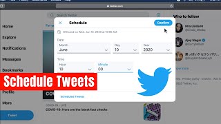 How to Schedule Tweets on Twitter Website