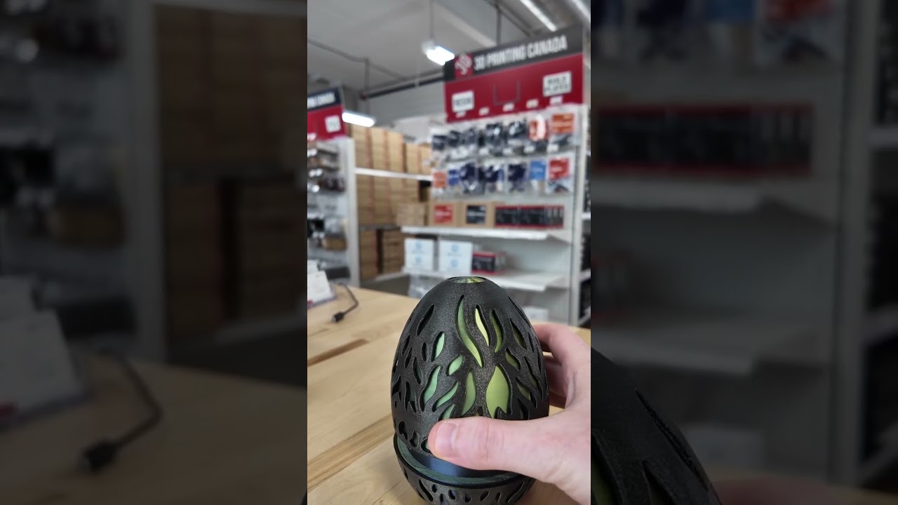 This 3D printed dragon egg looks great!