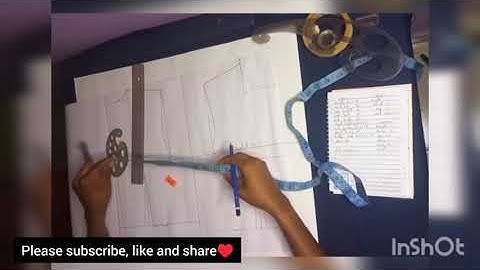 Detailed way to draft a basic bodice block (part 2). Beginners friendly.