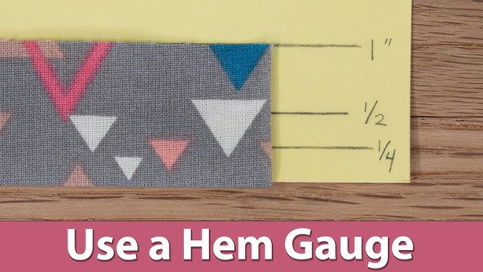 How to Use a Seam Gauge to Measure Waistbands and Hems 