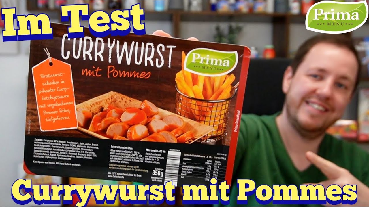 Prima Menü: Currywurst mit Pommes im Test