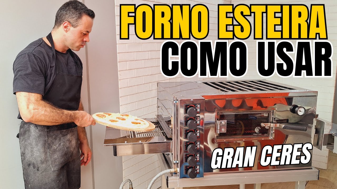 FORNO DE ESTEIRA GRAN CERES COMO USAR I COMO ASSAR PIZZAS FORNO GRAN CERES I PIZZARIA DELIVERY