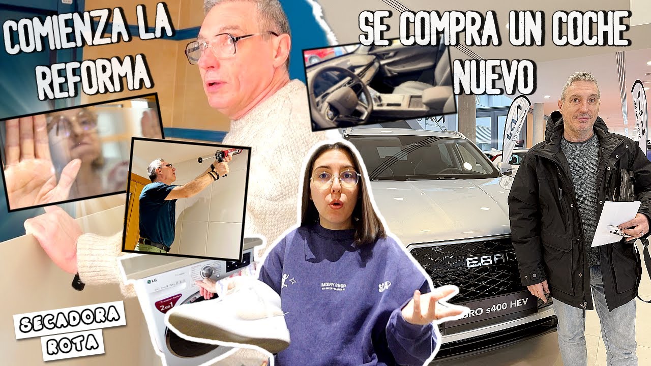 SE COMPRA un COCHE NUEVO 🚘 COMIENZA la REFORMA de la COCINA ⚒️  SECADORA ROTA 😱🧺 | LorenaAndCia