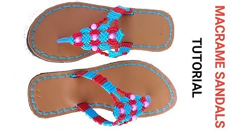 Diy Macrame Sandals for beginners step-by-step