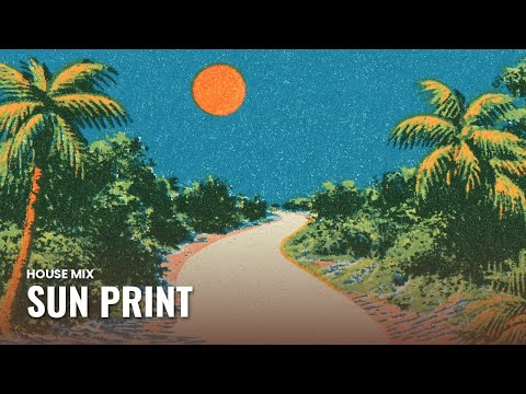 Salt, Citrus, Sunset ☀️ Sun Print Radio Beach Lounge