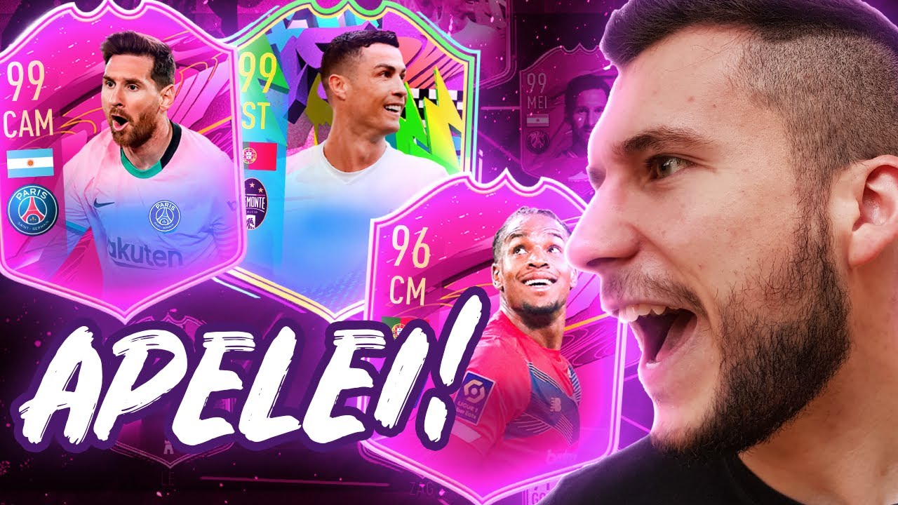 WL COM MESSI, CR7 E RENATO SANCHES🔥TIME MAIS APELÃO QUE JÁ USEI!!!!! FIFA 21 - FUT CHAMPIONS
