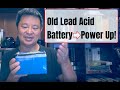 Using old lead acid battery to charge smartphone and electronics