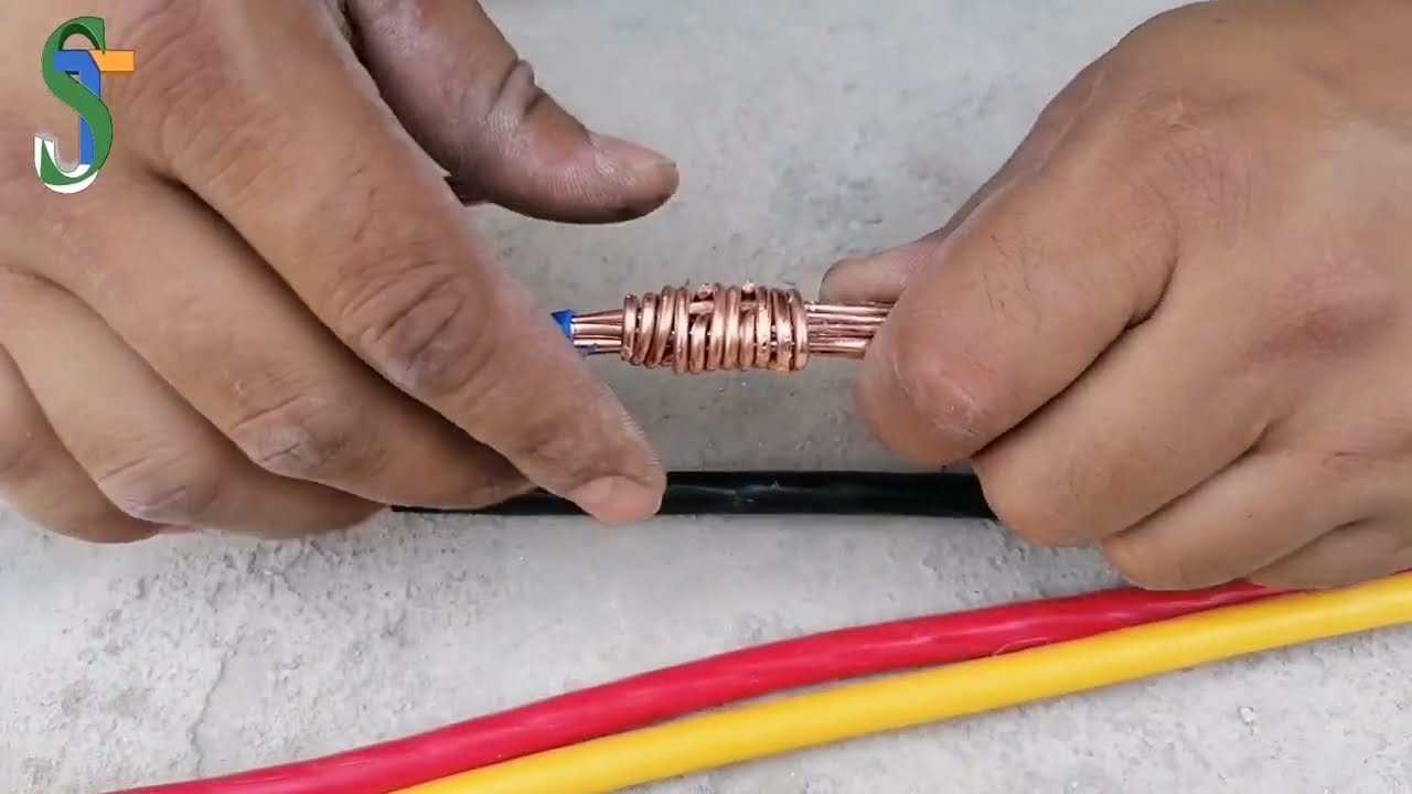 Awesome Idea! How To Twist Electric Wire Together | Properly Joint ...