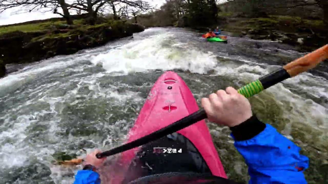 Whitewater Kayaking in the Lake District with THCC (Rivers Duddon, Leven and Kent)