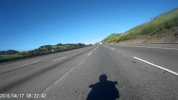 Lightdow LD4000 Test Footage on Motorcycle Clip 1