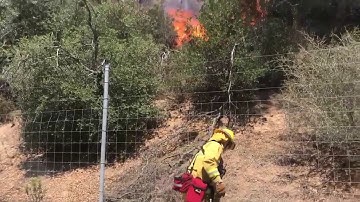 Setting backfire on the Pawnee Fire