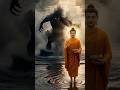 The Power of Peace: Gautama Buddha Defeats the Shadow Demon ☸️ #buddha #shorts #shortsfeed
