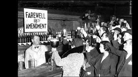 15th December 1933: 21st Amendment ends prohibition in the USA