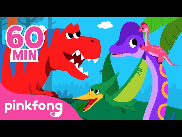 [BEST] Dinosaurs songs and more! | Compilation | Trex, Brachiosaurus | Pinkfong Rhymes for Kids class=